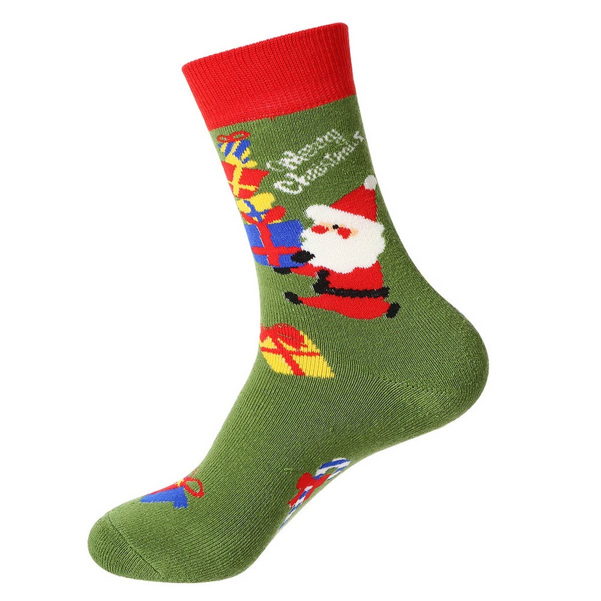 THICK WARM TERRY CHRISTMAS SOCKS