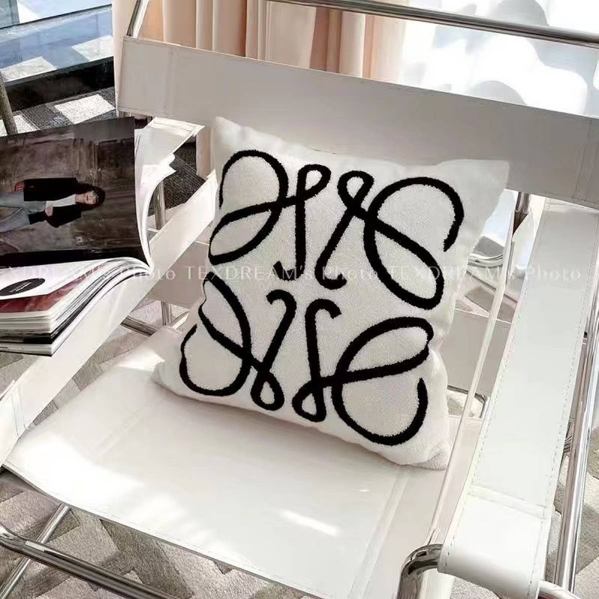 French Chic Throw Pillow Cover for Sofa or Bed