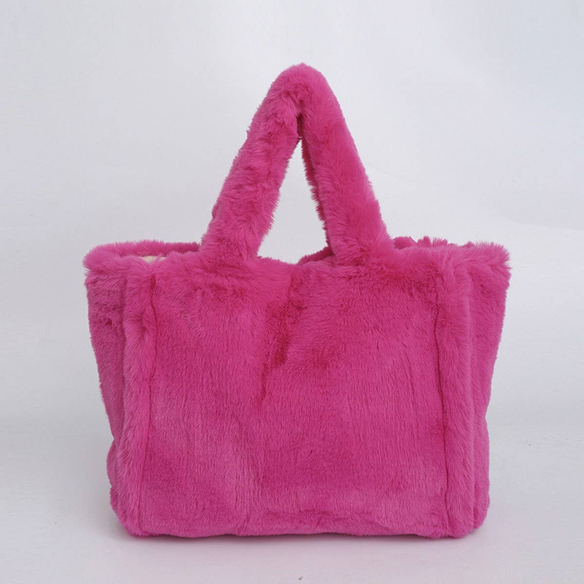 WINTER SIMPLE UNDERARM BAG HANDBAG PLUSH BAG_CWAB3971