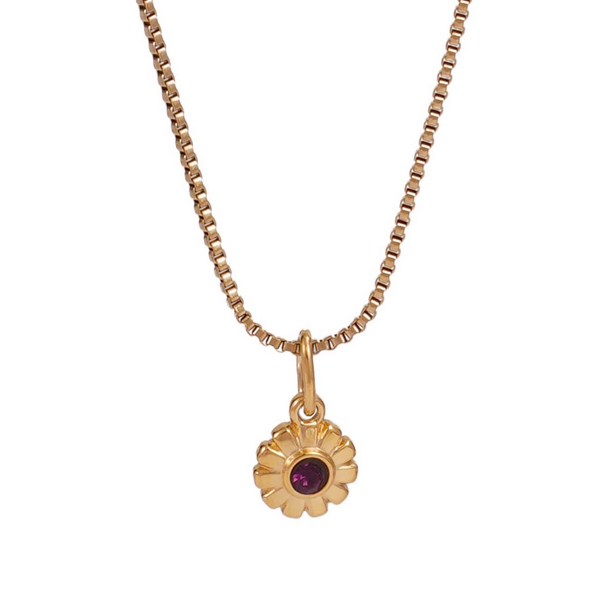 Minimalist Stainless Steel Monthly Stone Necklace