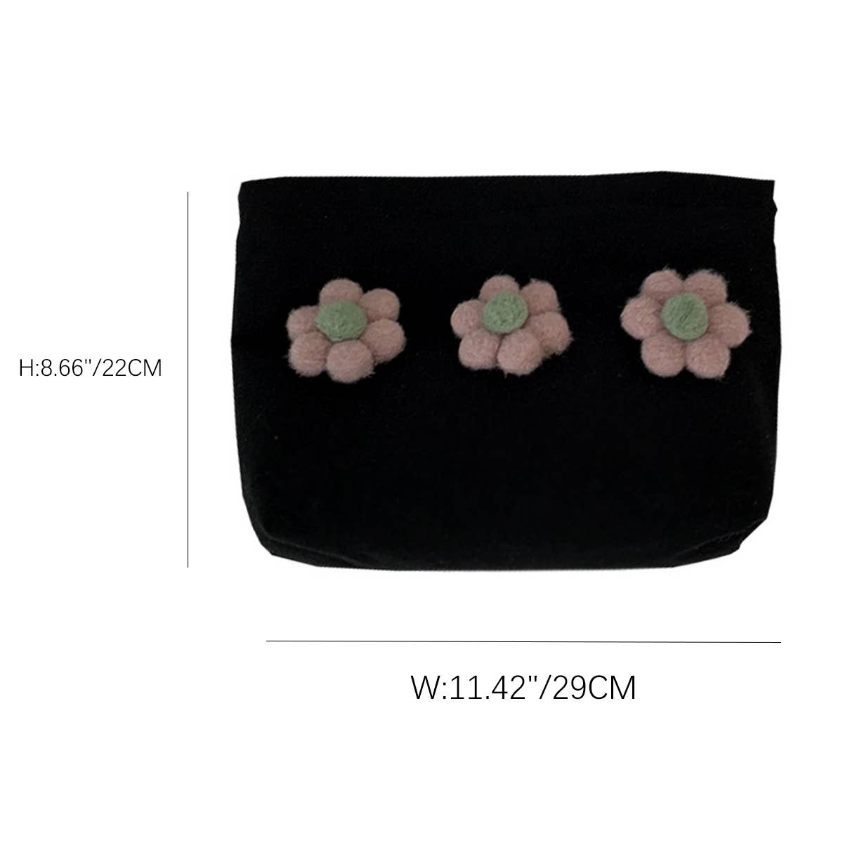 THREE-DIMENSIONAL FLOWER CARRY-ON COSMETIC BAG_CWAB2145