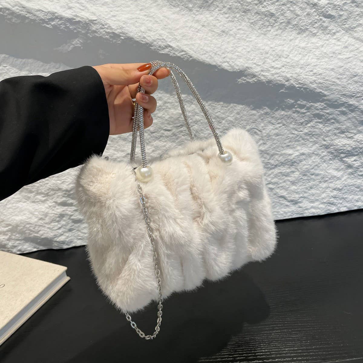 Fluffy Cloud Bag Women Small Handbag Crossbody_CUAB00576