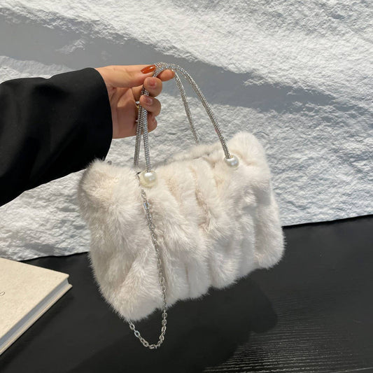 Fluffy Cloud Bag Women Small Handbag Crossbody_CUAB00576