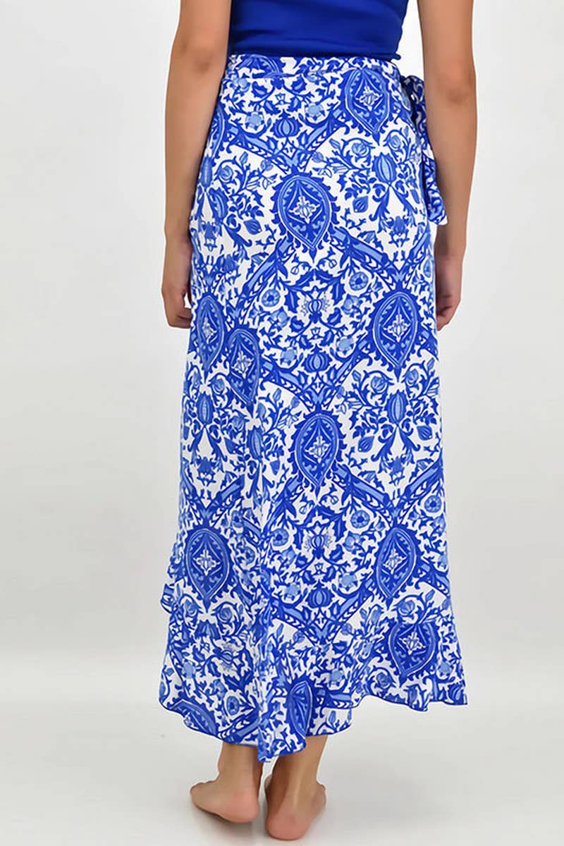 CWDHL0681_SUMMER WRAP RUFFLE FLORAL SKIRT