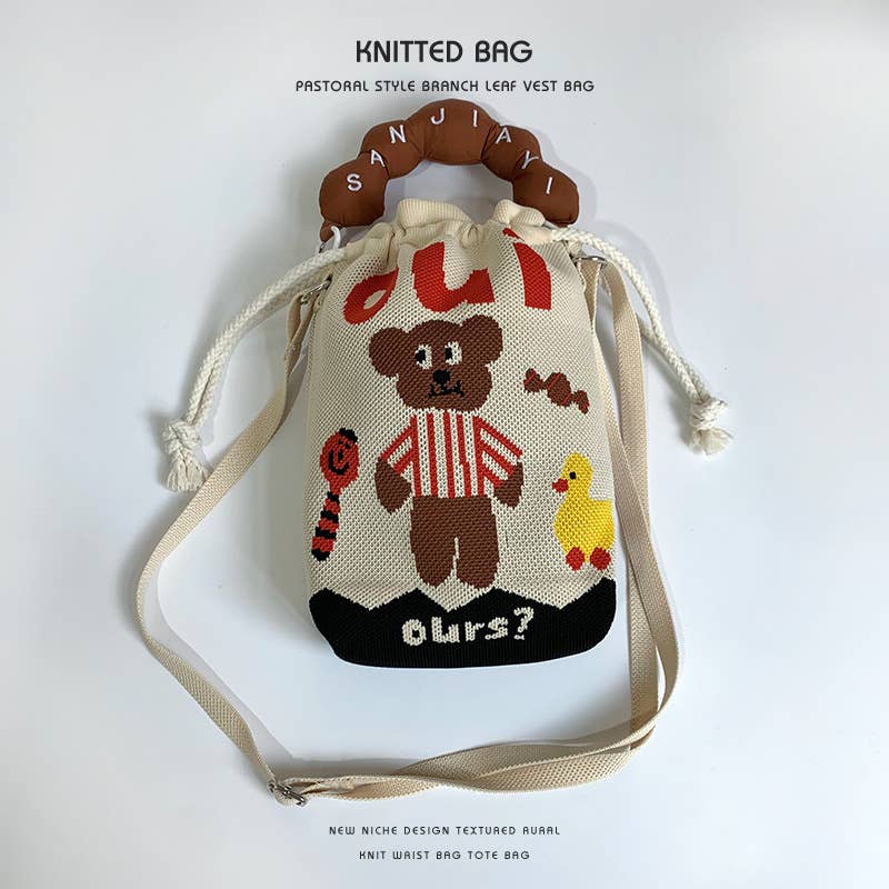 Convenient to carry with you woven lucky bag