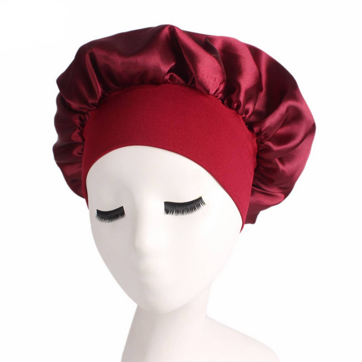 NEW WIDE-BRIMMED NIGHTCAP WITH HEADBAND_CWAH1486