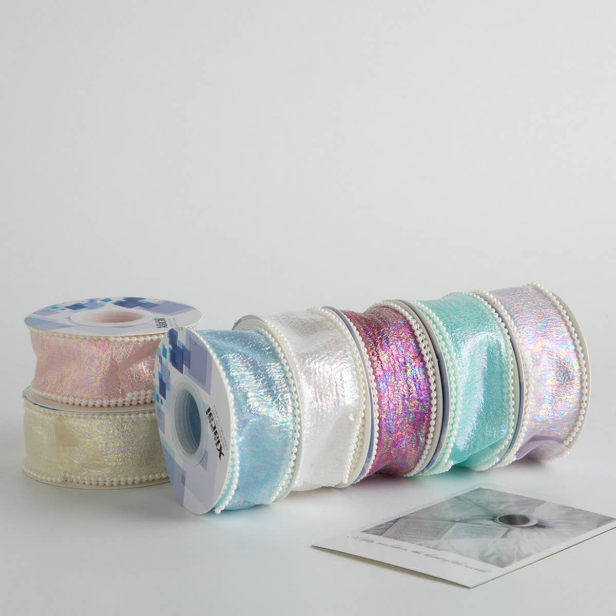 COLORFUL FISHTAIL FLOWER GIFT DIY RIBBON