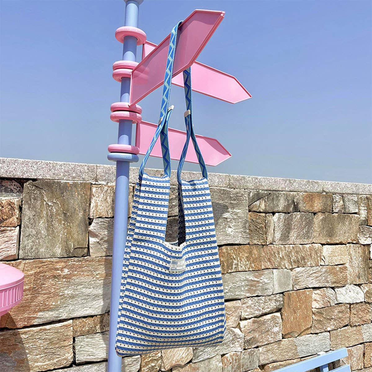 ADJUSTABLE KNITTED TWILL CROSSBODY HANDBAG STRAP_CWMM1067