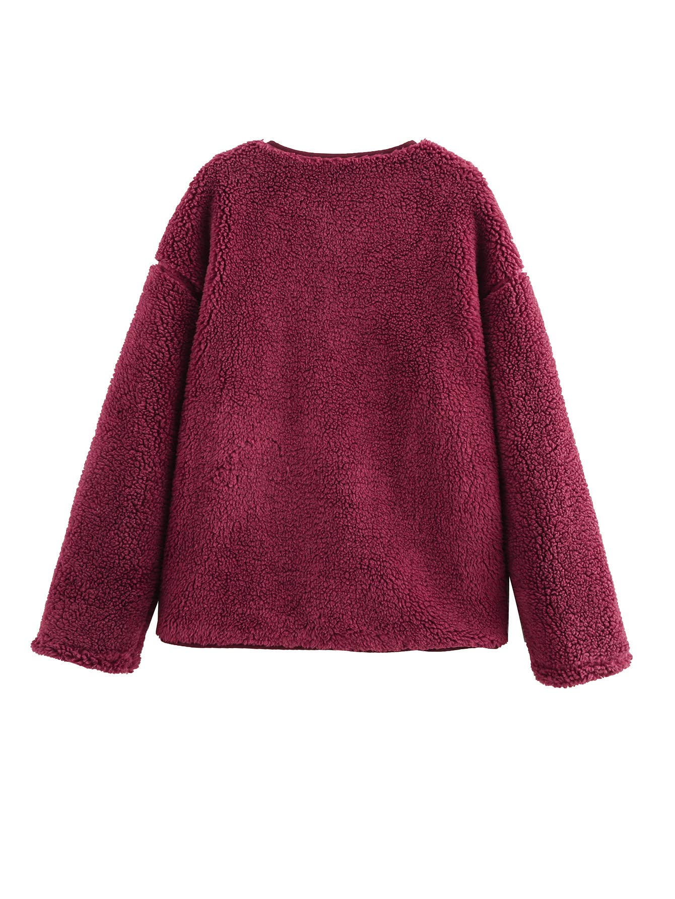 VINTAGE PERSONALITY DESIGN SENSE LAMB WOOL COAT