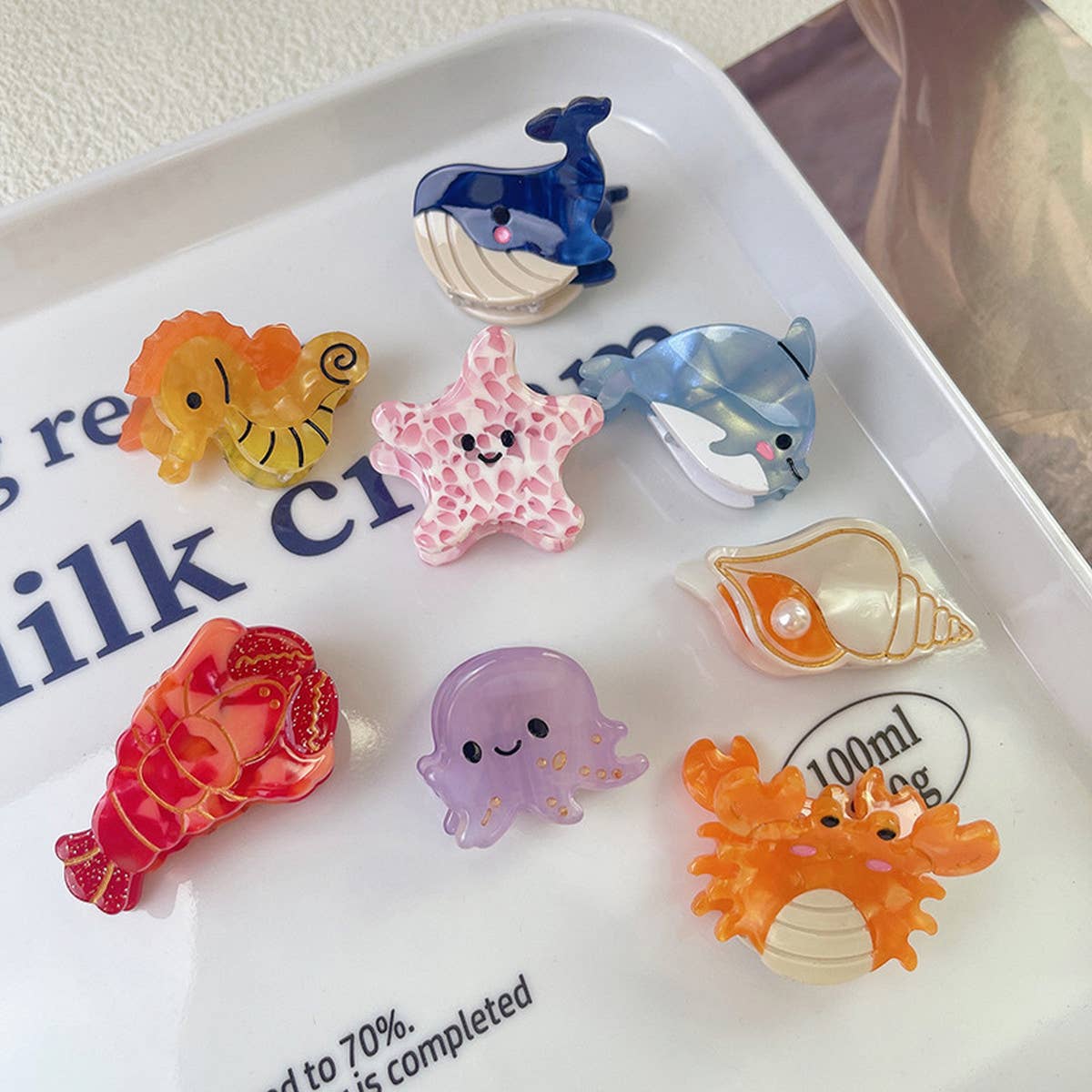 Mini Ocean Animal Hair Claw - Cute Acetate Clip_CWAHA1325