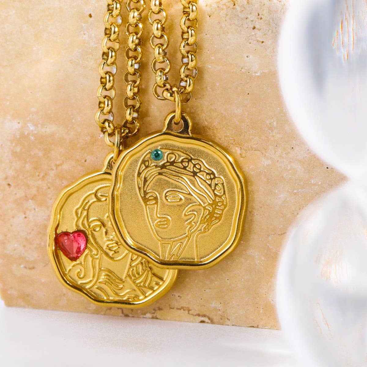 VINTAGE CREATIVE MYTHOLOGY PENDANT NECKLACE