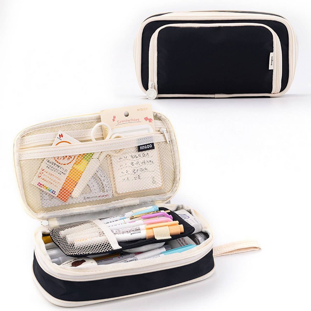 MACARON LARGE CAPACITY MULTI-LAYER PENCIL CASE