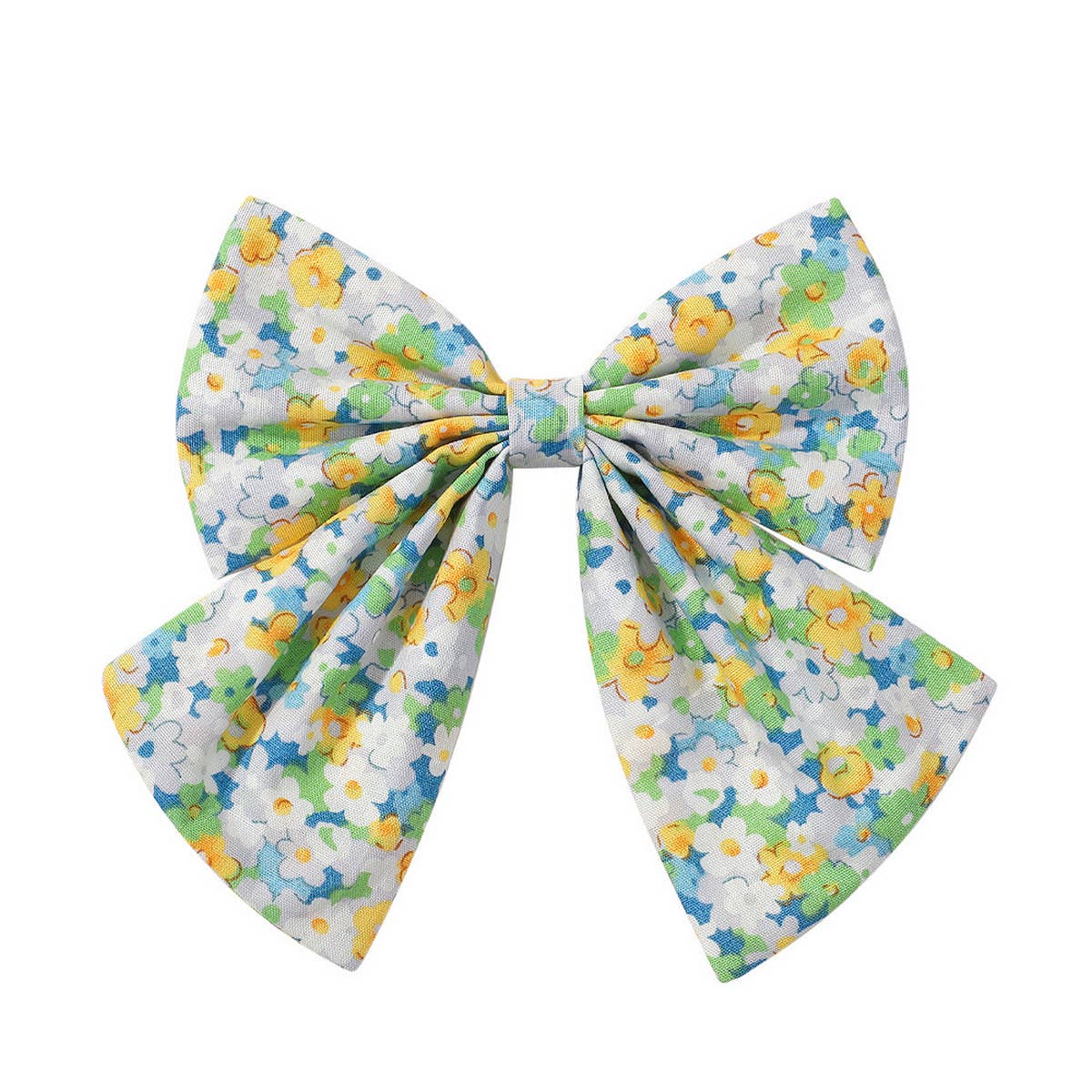 CHILDREN'S SIMPLE FLORAL BOW HAIRPIN