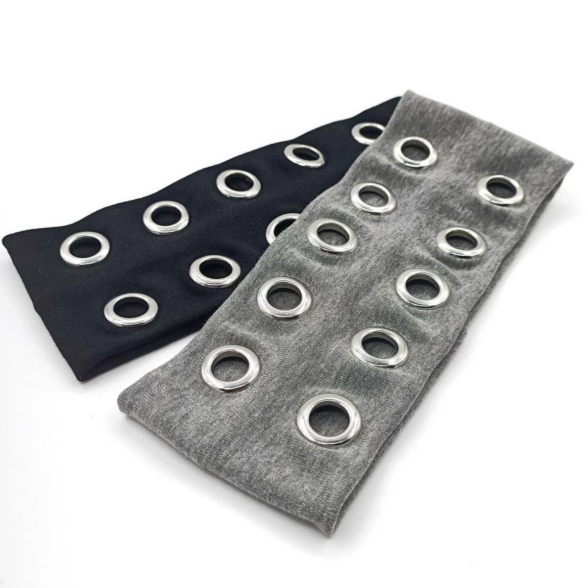 Punk Elastic Headwrap with Round Eyelets_CWAHA6314