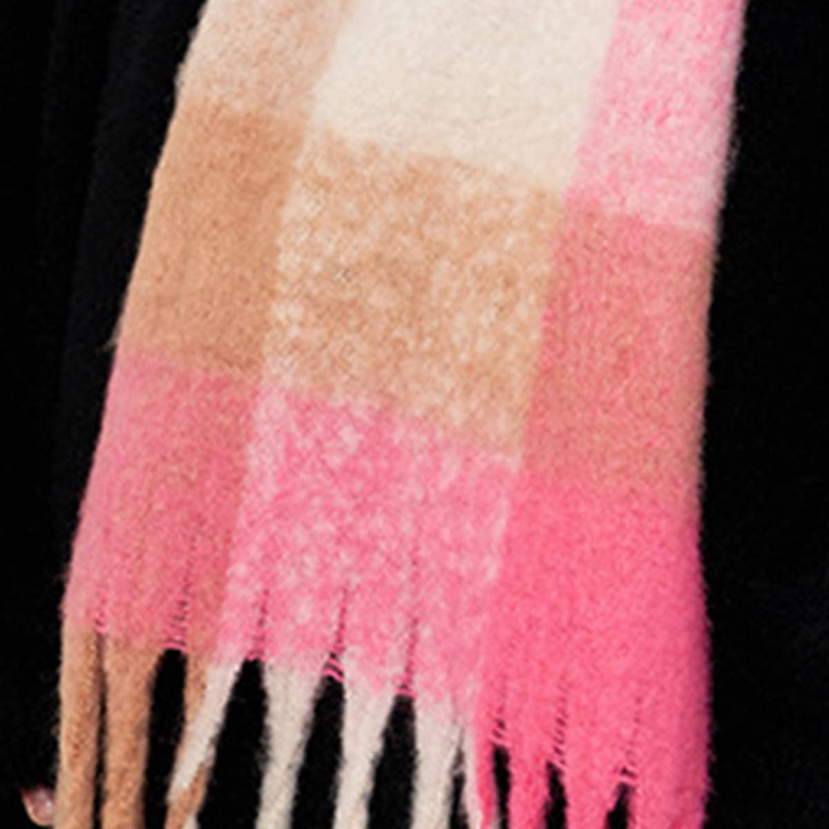 New Plaid Tassel Scarf for Women - Winter Warmth