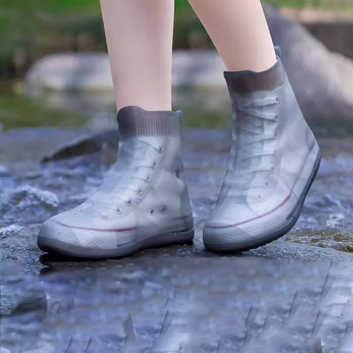 CWMM8436_THICK WEAR-RESISTANT RAIN BOOTS RAINPROOF SHOES