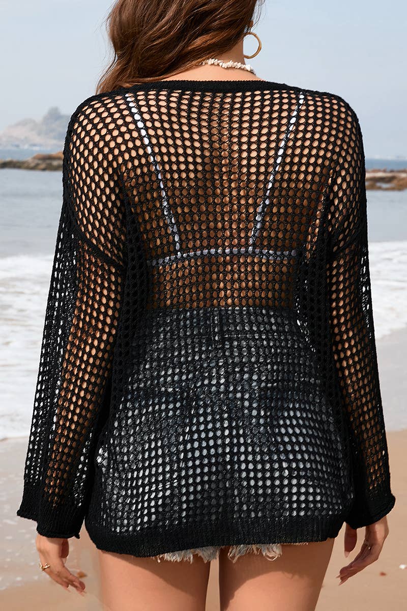 LOOSE BIKINI BEACH COVER-UP_CWTSTL1077