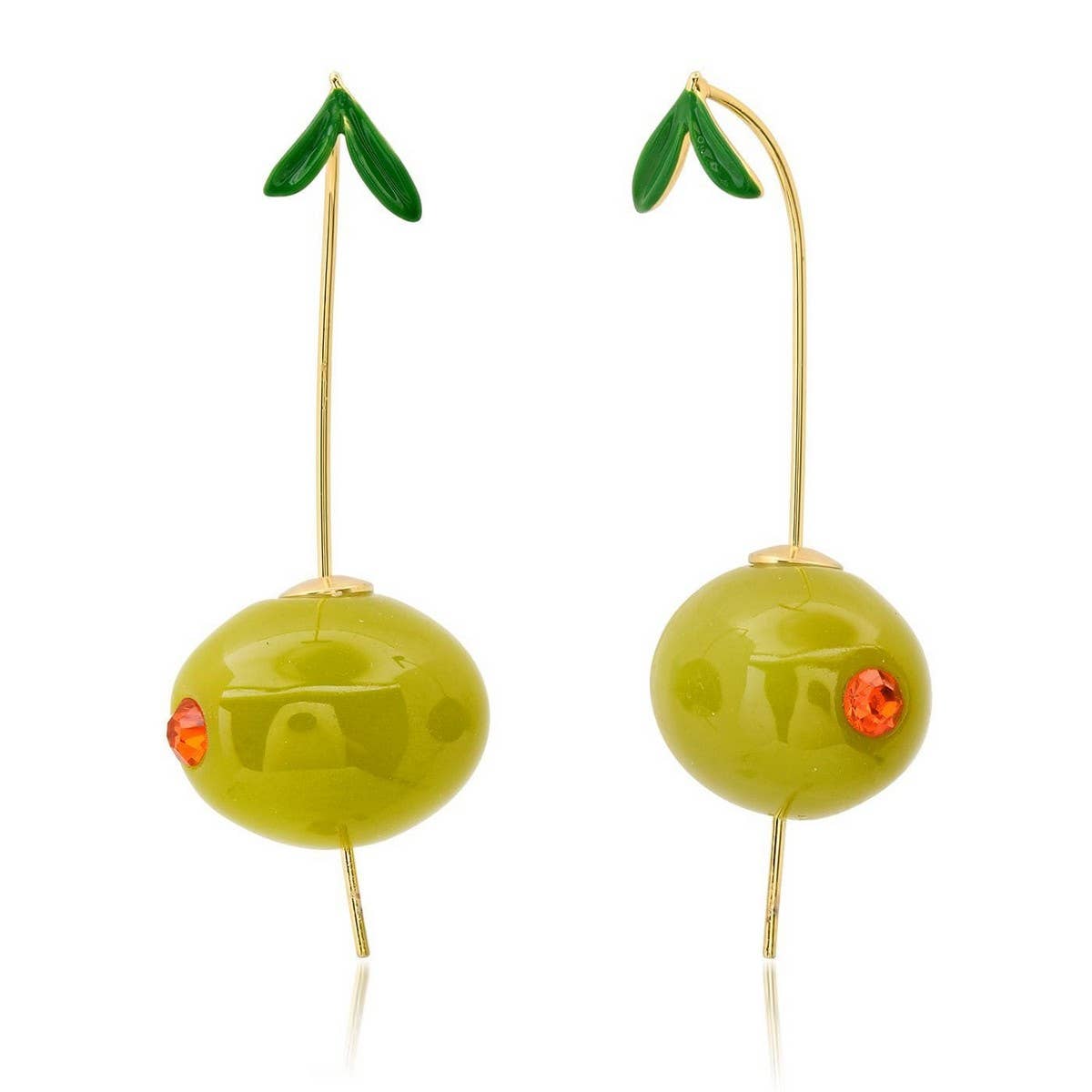 Fresh Fruit Veggie 18K Gold Plated Earrings