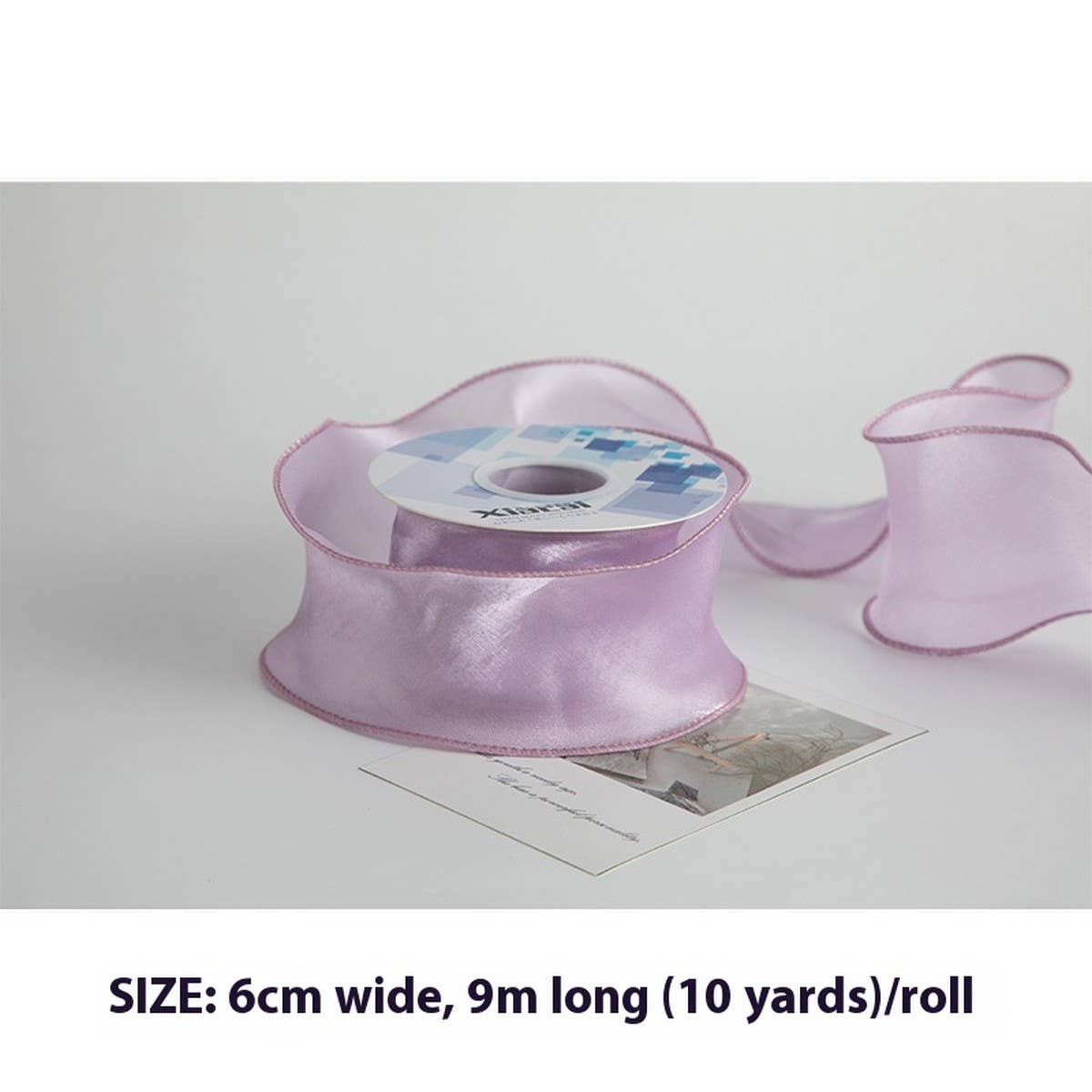 COLORFUL PEARLESCENT EDGE YARN DIY RIBBON