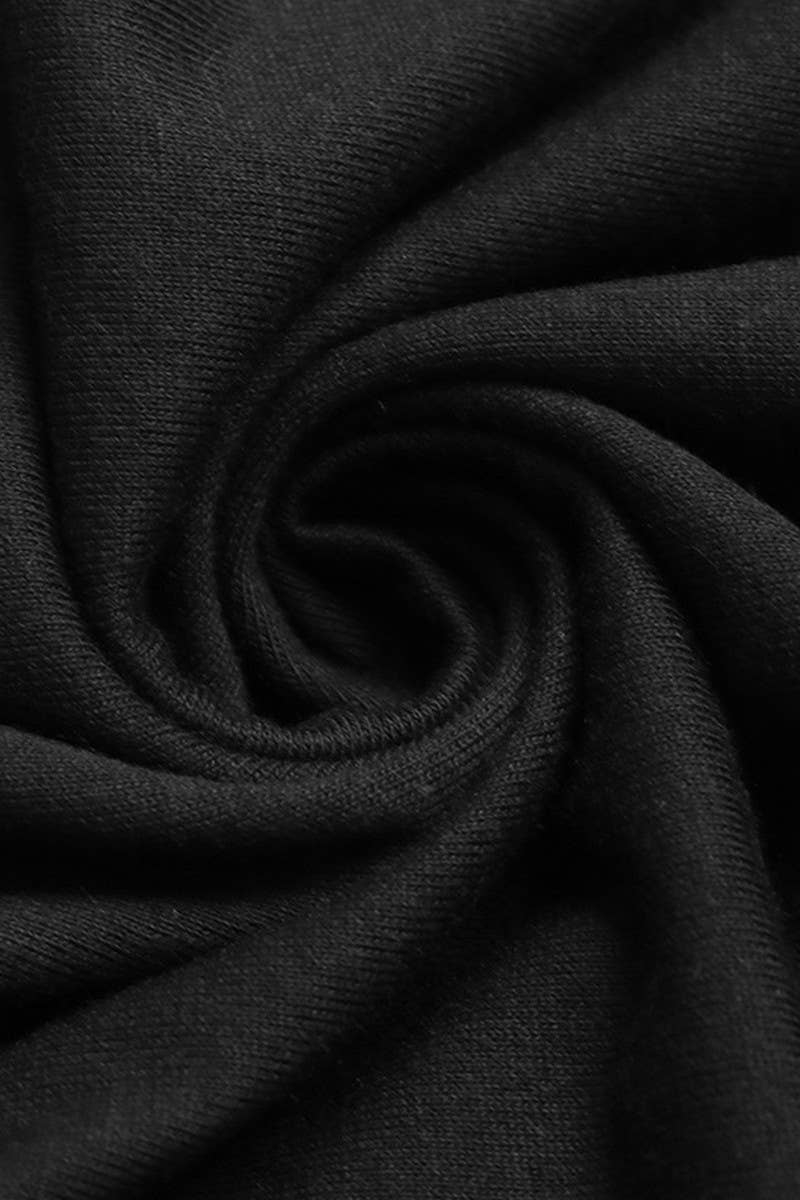 CWDSD4441_BLACK LACE SLEEVELESS DRESS