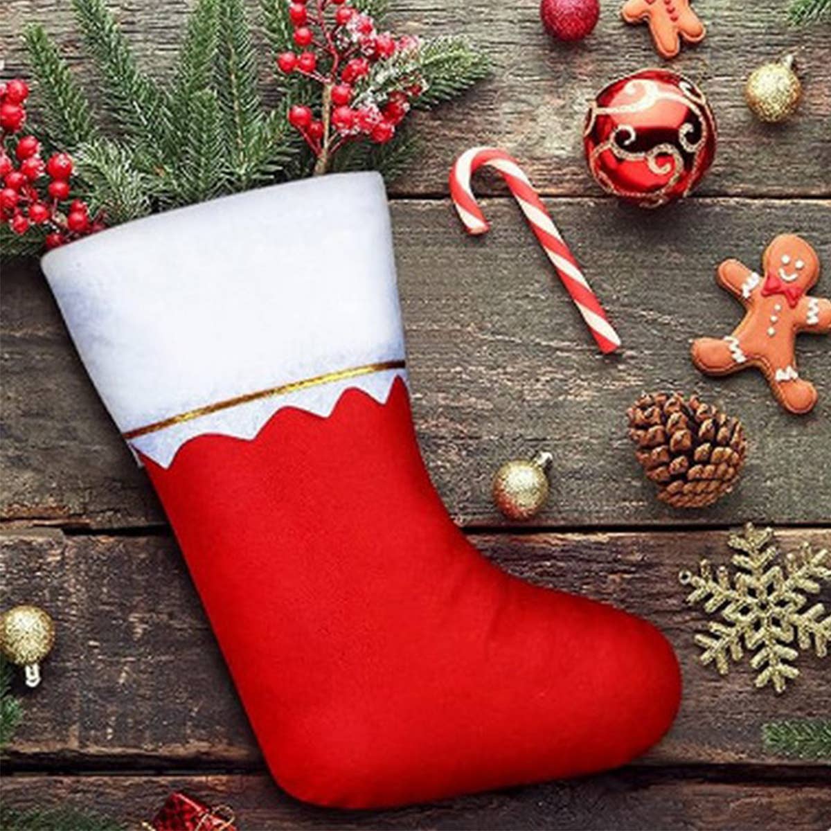 CWMM9698_CHRISTMAS TREE ORNAMENT CANDY STOCKING GIFT BAG