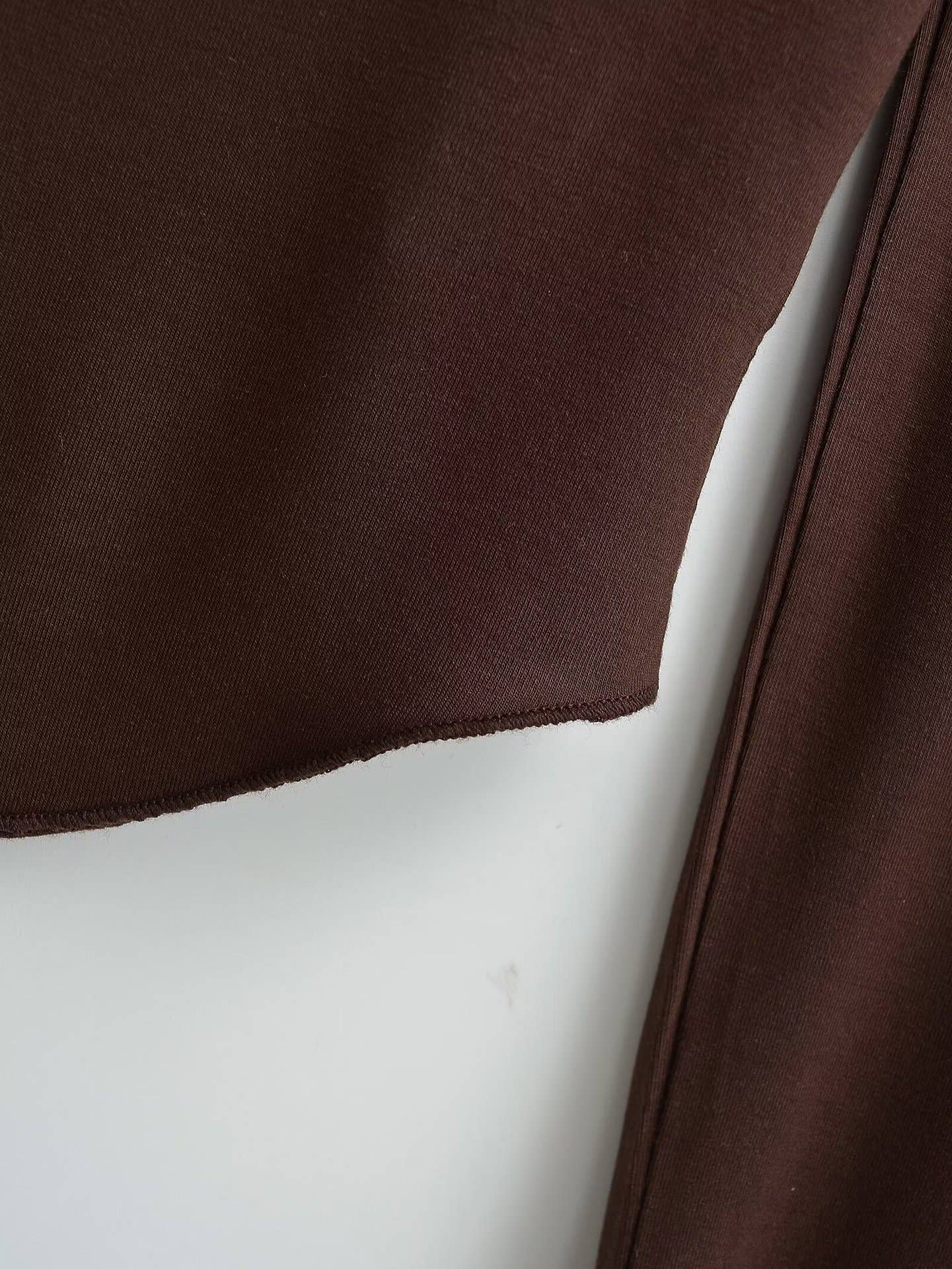 Sexy low-cut,light,short long-sleeved base layer