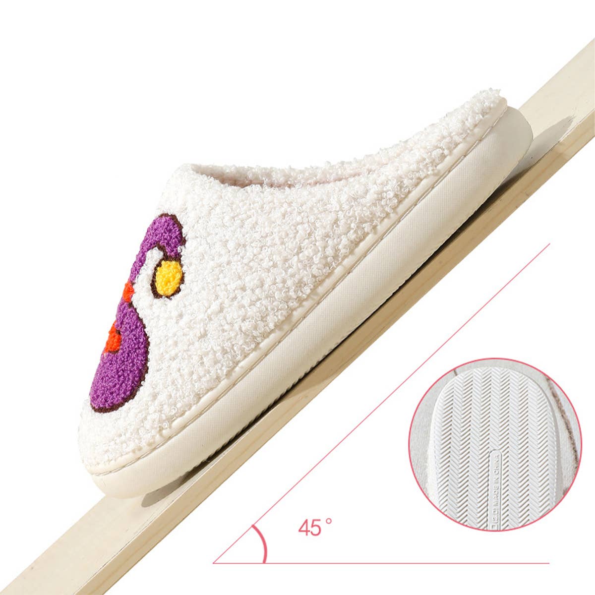 HALLOWEEN CARTOON PATTERN WARM COTTON SLIPPERS
