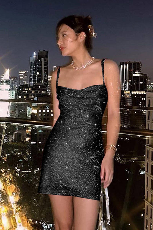 CWDSD6708_SEQUINED KNITTED OPEN BACK SLIP DRESS