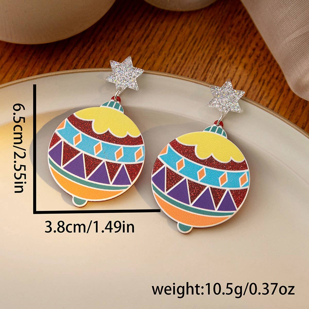 CHRISTMAS SIMPLE AND VERSATILE CARTOON EARRINGS