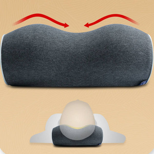 Ergonomic Cervical Traction Pillow, PU Memory Foam