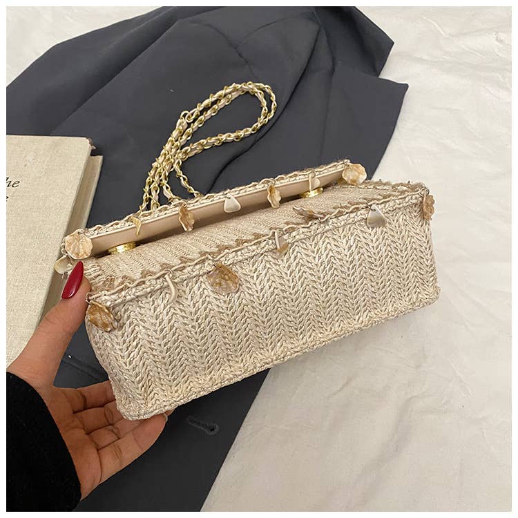 Ethnic-style artistic woven crossbody bag