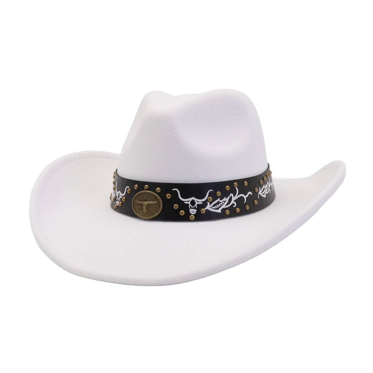 Unisex  Cowboy Fedora Hat Western Style_CWAH04450