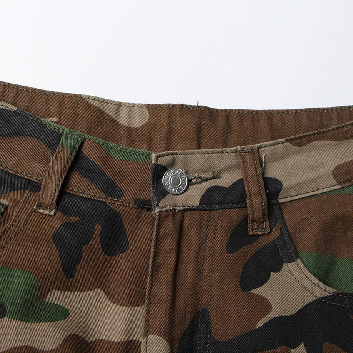 HIP HOP STYLE MULTI POCKET CAMOUFLAGE JEANS
