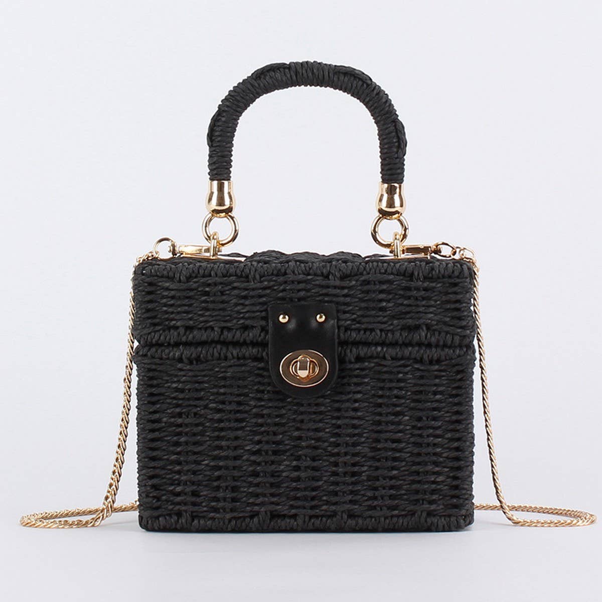 DUAL-PURPOSE LEISURE PAPER ROPE WOVEN BAG_CWAB4713