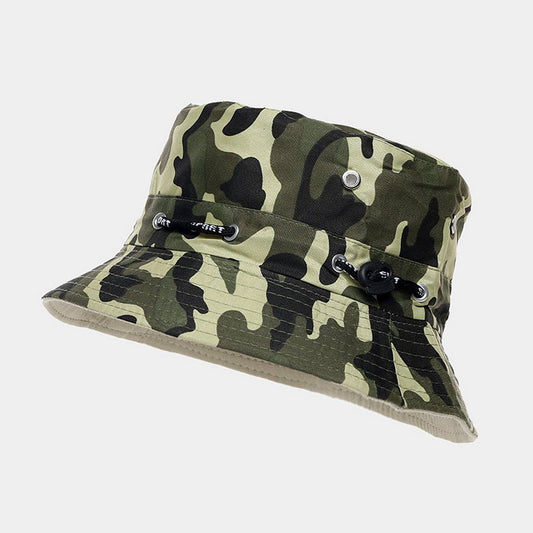 Unisex Camo Outdoor Sun Hat for Hiking & Fishing_CWAH3871