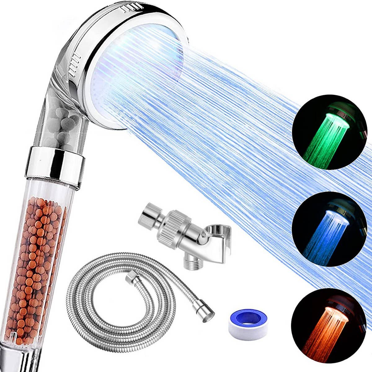 LED LIGHT COLORFUL HANDHELD SHOWER HEAD_CWASC1719
