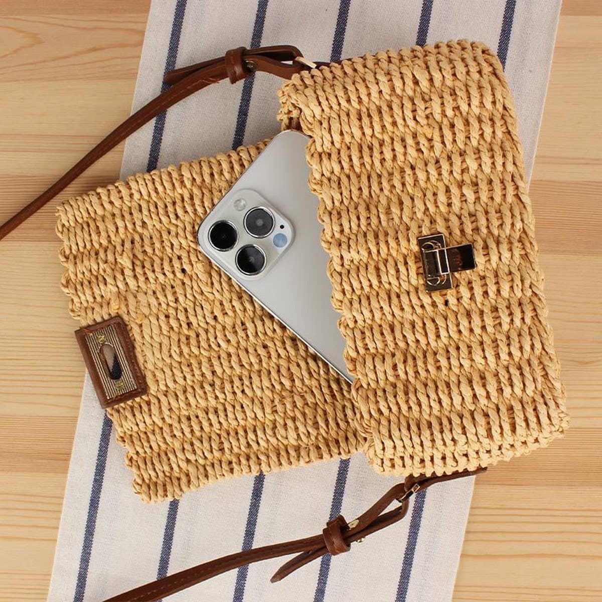 RETRO CROSSBODY TRAVEL WOVEN HANDBAG_CWAB2095