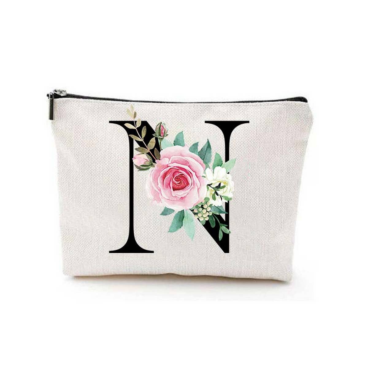 SIMPLE DOUBLE-SIDED PRINTED ZIPPER COSMETIC BAG_CWAB2251