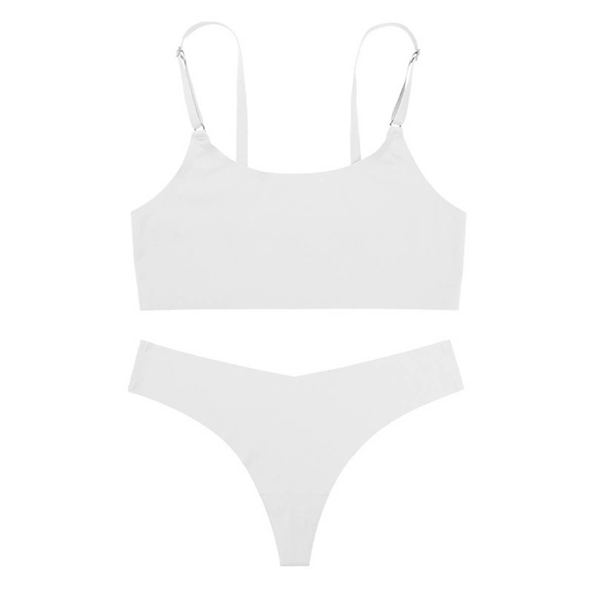 WOMEN PLUS SIZE T-UNDERWEAR BRA SET