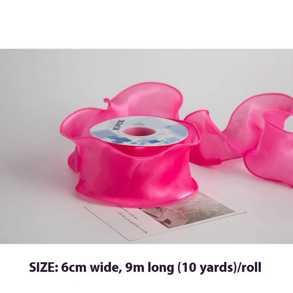 COLORFUL PEARLESCENT EDGE YARN DIY RIBBON