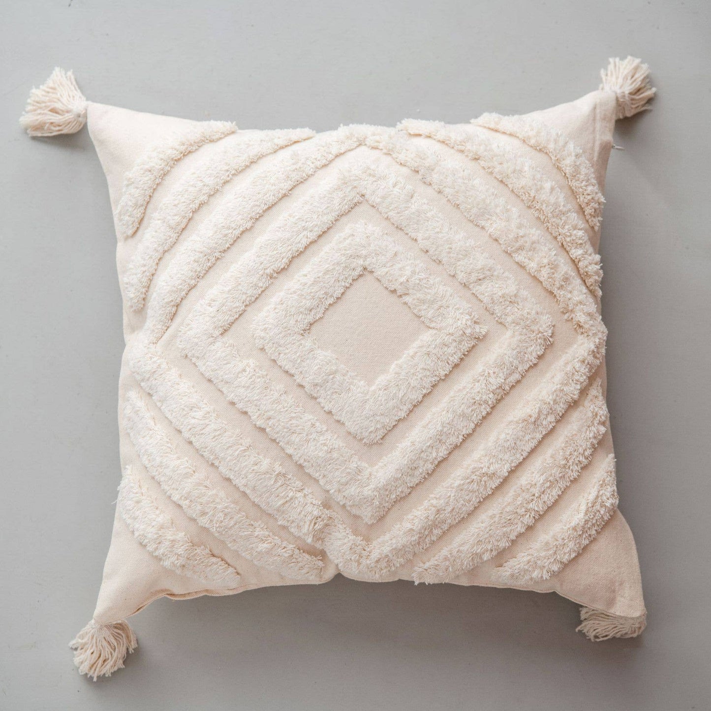 MULTI FLEECE PATTERNED COZY PILLOW COVER