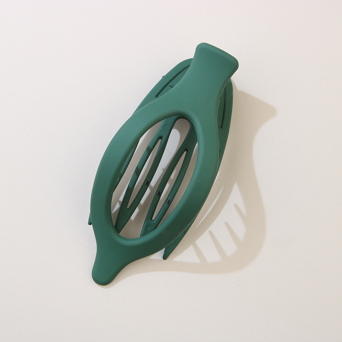 Leaf Oval Hair Clip ??Minimalist Claw Barrette_CWAHA6511