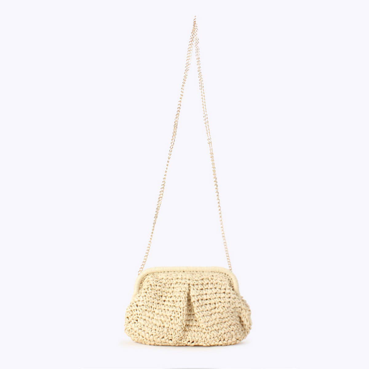 CROSSBODY SHOULDER STRAP PAPER ROPE WOVEN BAG_CWAB4719