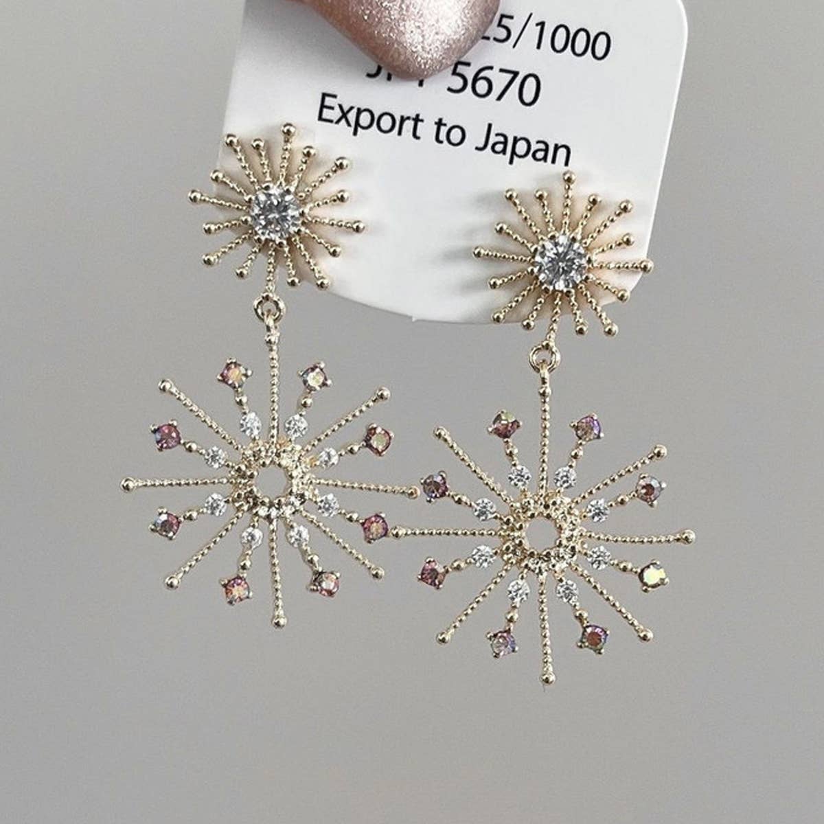 EXQUISITE TASSEL FIREWORKS EARRINGS_CWAJE1295