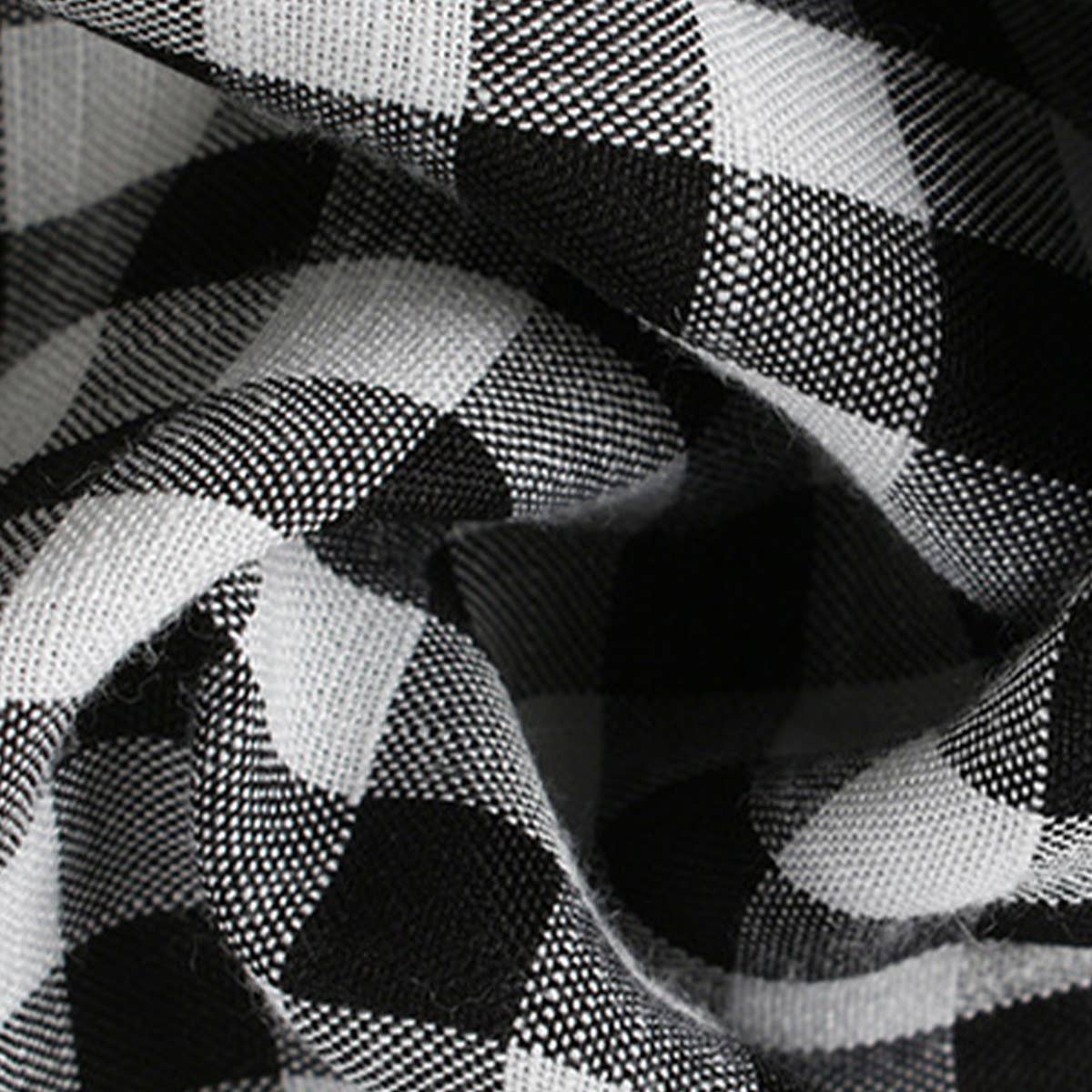 QUALITY PLAID PATCHWORK DRESS