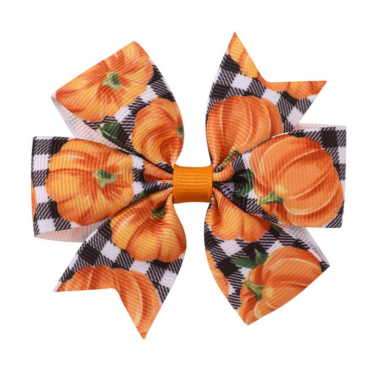 Thanksgiving Turkey Pumpkin Tail Hair Clip
