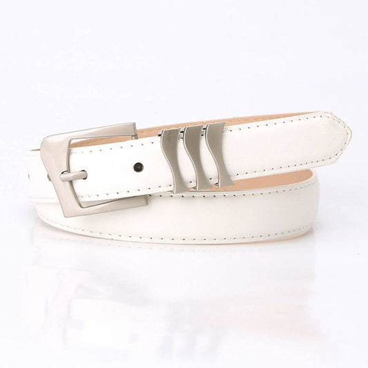 Fashionable retro simple high-end women's belt