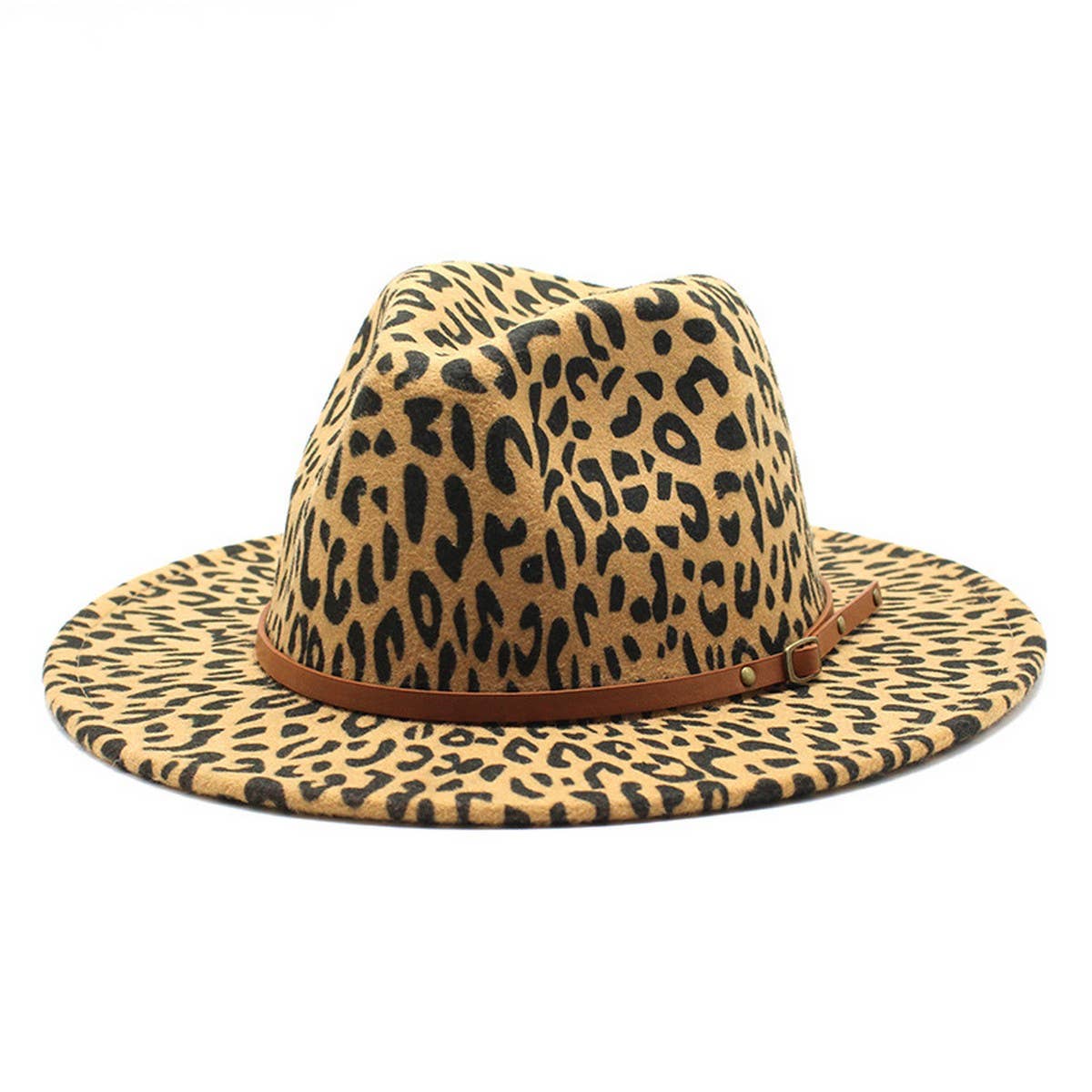 JAZZ HAT FASHION ALL-MATCH WOOLEN HAT WIDE BRIM HAT_CWAH2607