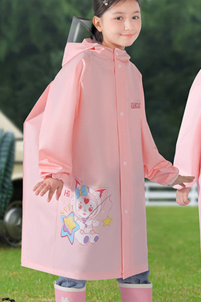 CWMM8551_CHILDREN'S WATERPROOF RAINCOAT WITH SCHOOL BAG