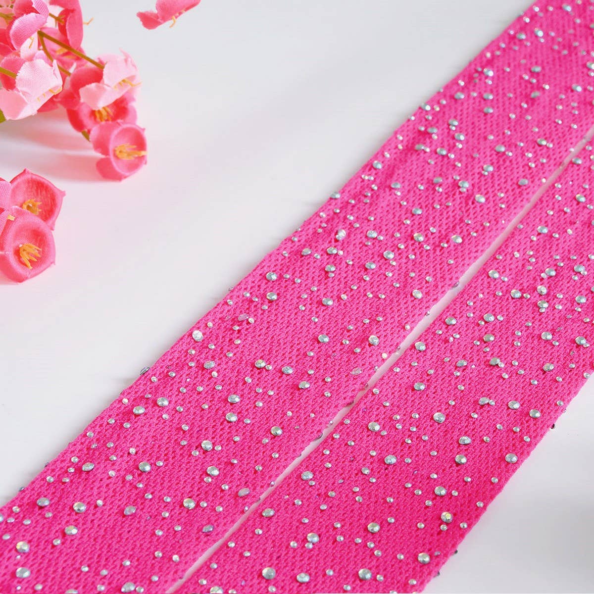 WOMEN SPARKLE RHINESTONE FISHNETS STOCKINGS